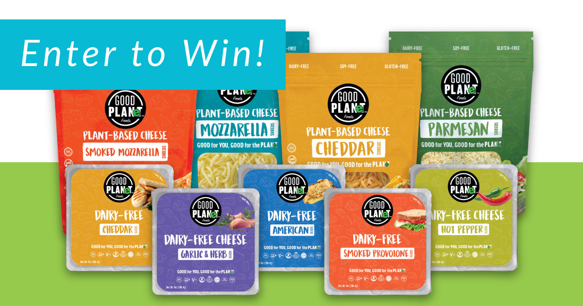 Plant-based Cheese Giveaway Sponsored By GOOD PLANeT Foods