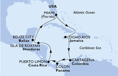 Holistic Cruise 2027 Port Map