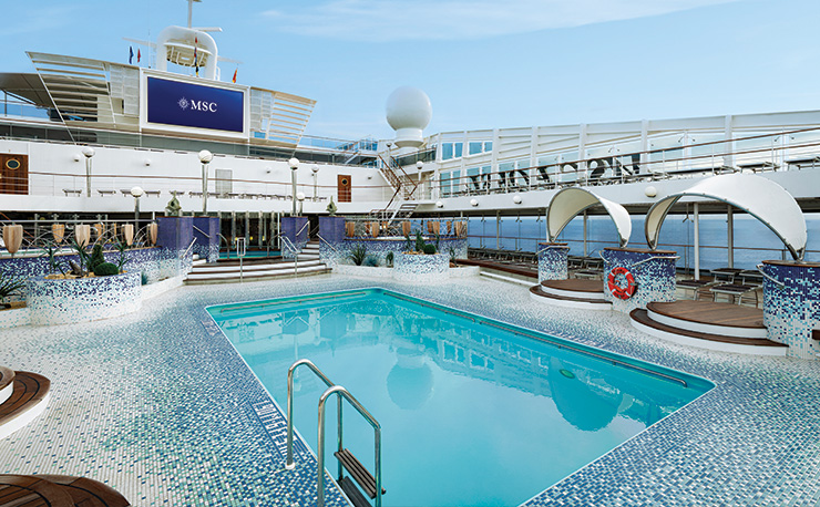 MSC Poesia Cruise Ship - Pool